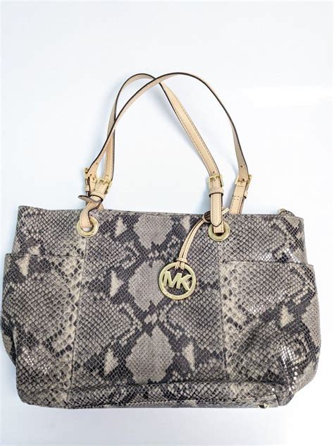 michael kors anaconda skin purse|michael kors black snakeskin purse.